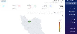 داشبورد EPMS پویانا هوش مصنوعی سامانه گستر هوشمند پویا